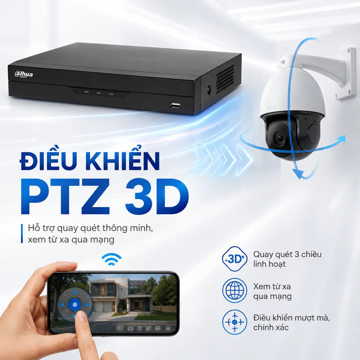 Đầu Ghi Hình DAHUA DHI-XVR1A08 8 Kênh Cooper 1080N