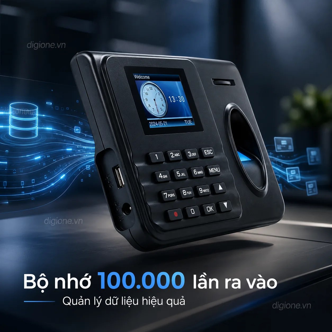 Máy Chấm Công Vân Tay Ronald Jack TM800 Wifi