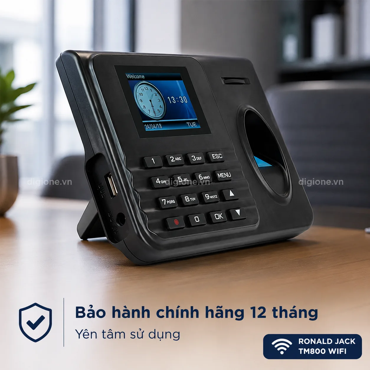 Máy Chấm Công Vân Tay Ronald Jack TM800 Wifi