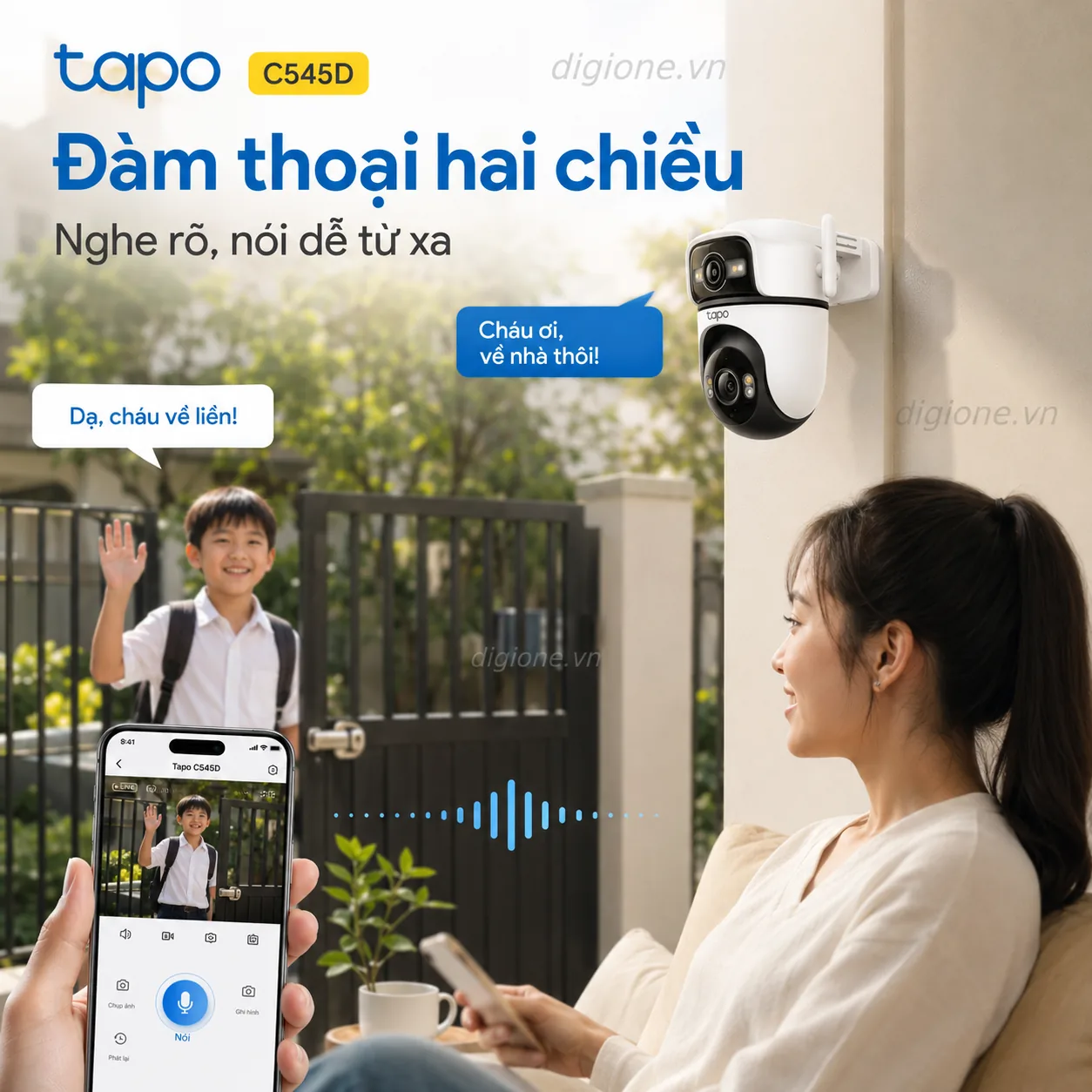 Camera TP-LINK TAPO C545D Dual Lens 2K Pan/Tilt Ngoài Trời