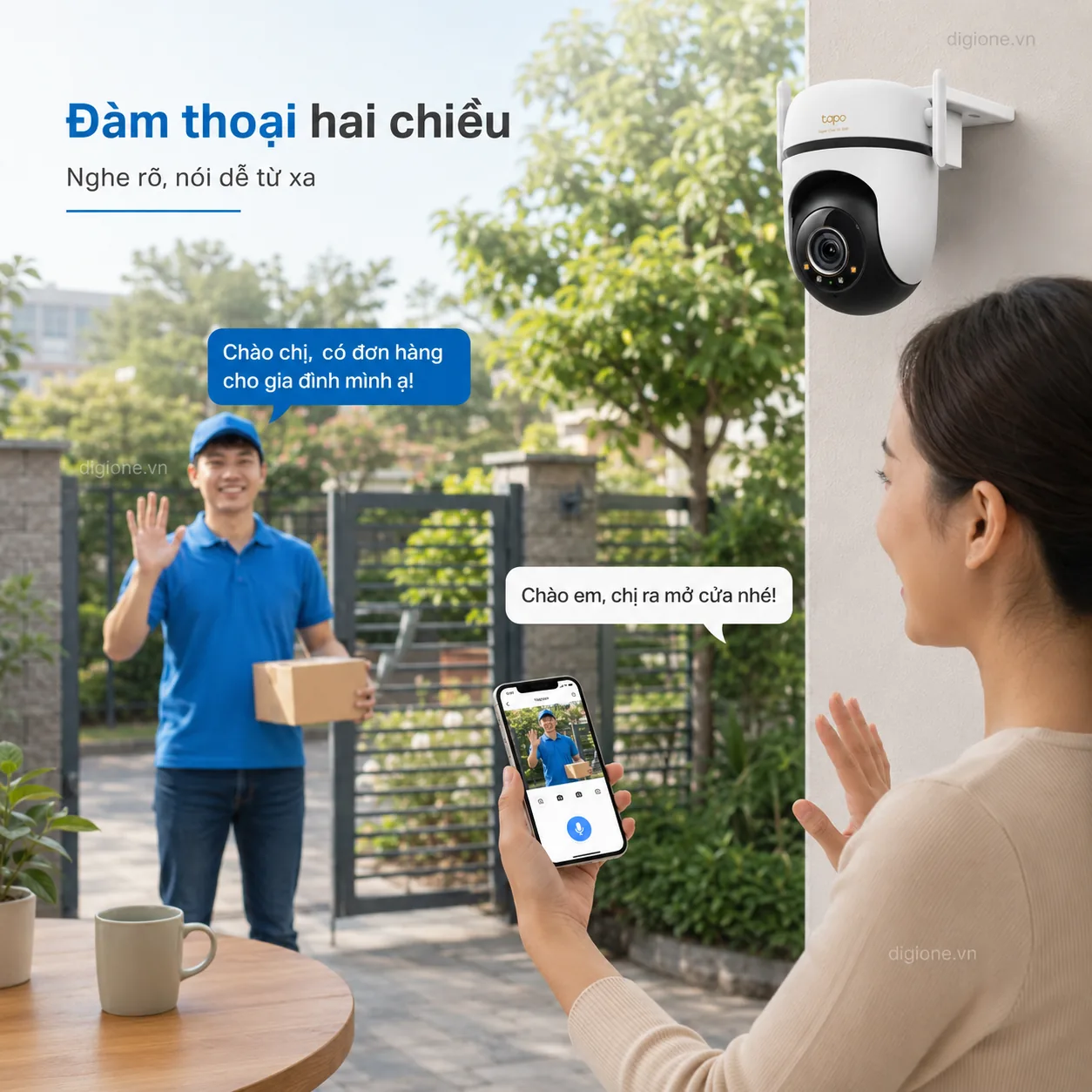 Camera TP-LINK TAPO C530WS 3K 5MP Xoay 360° Ngoài Trời IP66