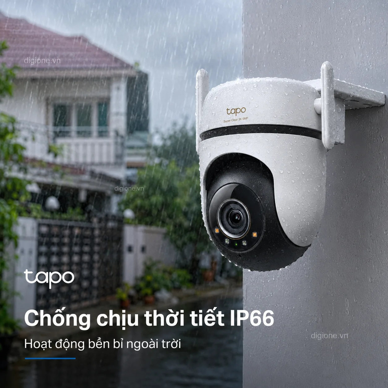 Camera TP-LINK TAPO C530WS 3K 5MP Xoay 360° Ngoài Trời IP66