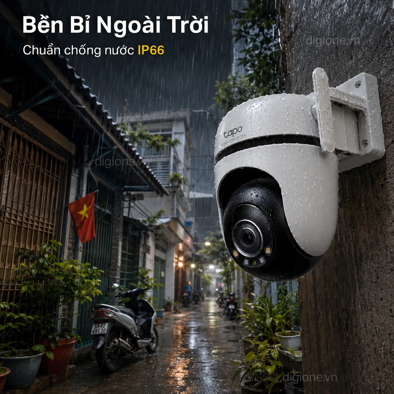 Camera TP-LINK TAPO C520WS 2K QHD Xoay 360° Ngoài Trời IP66