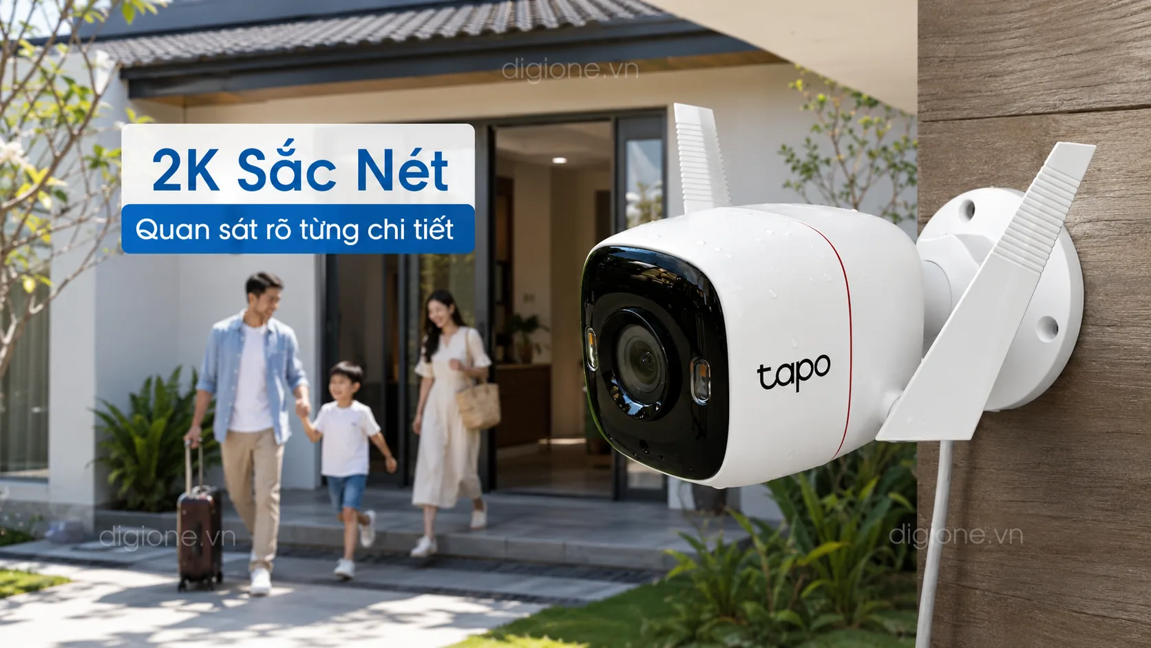 TAPO C320WS Độ ph&acirc;n giải 2K sắc n&eacute;t