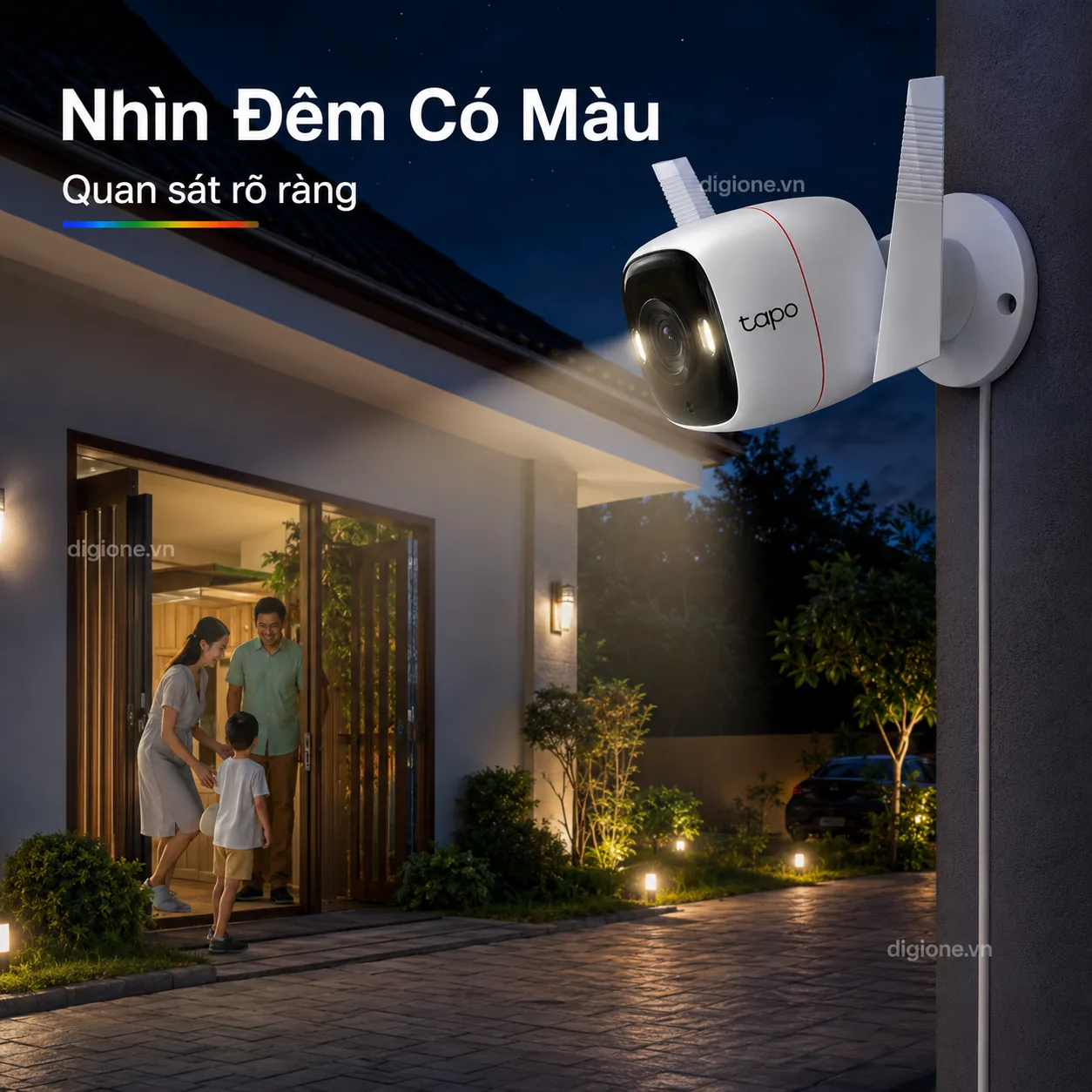 Camera TP-LINK TAPO C320WS Wi-Fi 2K Starlight Ngoài Trời