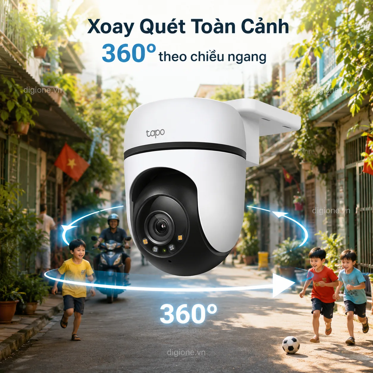 Camera TP-LINK TAPO C500 Wi-Fi 1080P Xoay 360° Ngoài Trời IP65