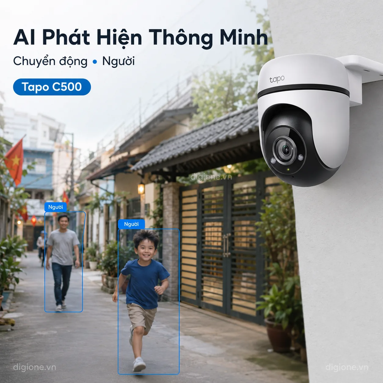 Camera TP-LINK TAPO C500 Wi-Fi 1080P Xoay 360° Ngoài Trời IP65