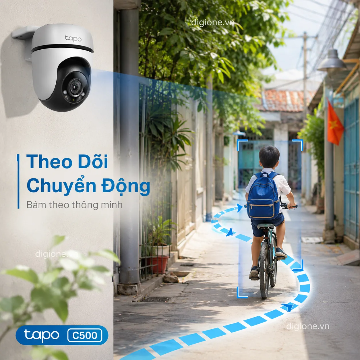 Camera TP-LINK TAPO C500 Wi-Fi 1080P Xoay 360° Ngoài Trời IP65