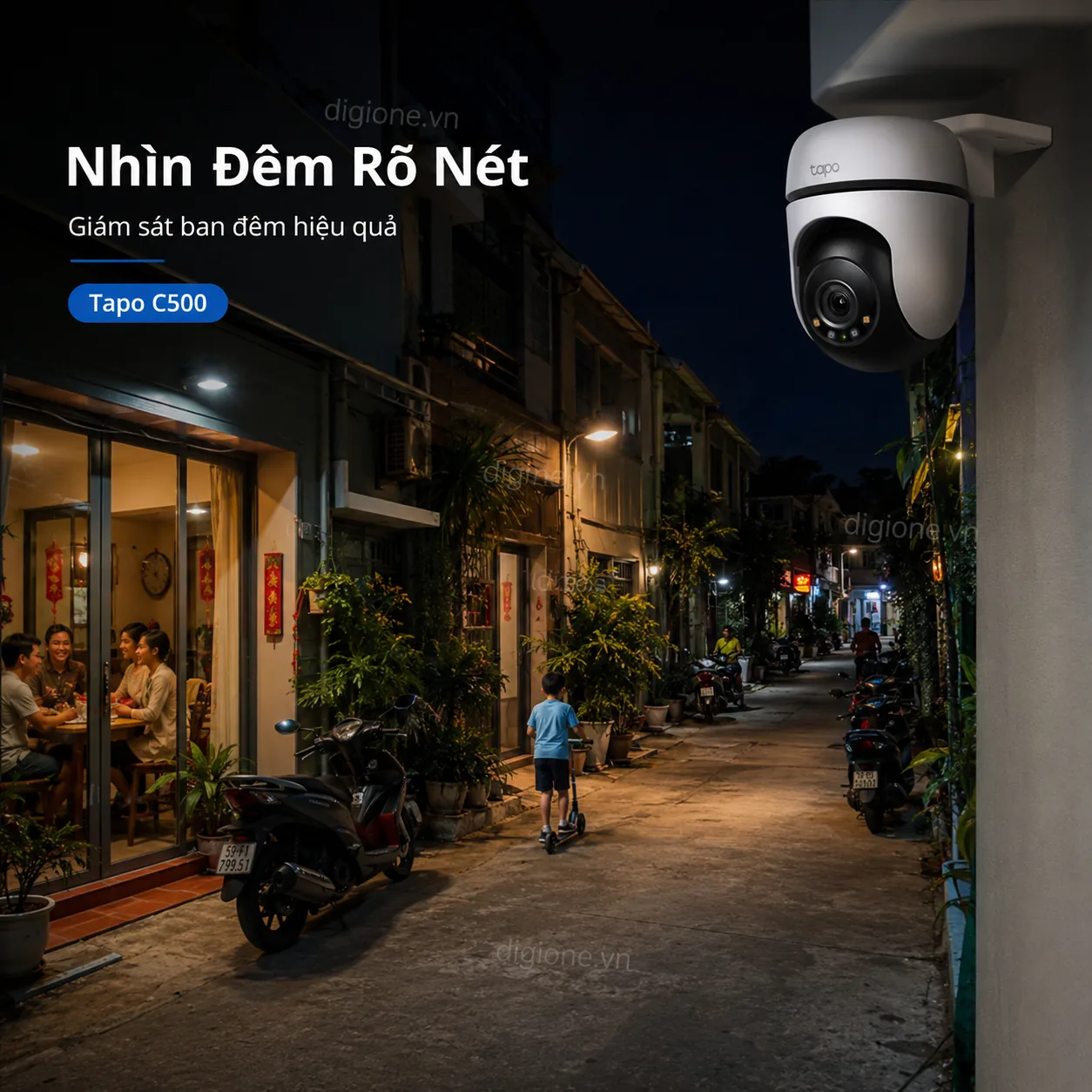 Camera TP-LINK TAPO C500 Wi-Fi 1080P Xoay 360° Ngoài Trời IP65