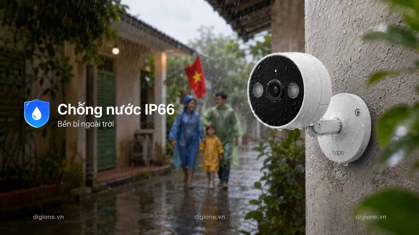 TAPO C120 Kh&aacute;ng nước chống bụi chuẩn IP66