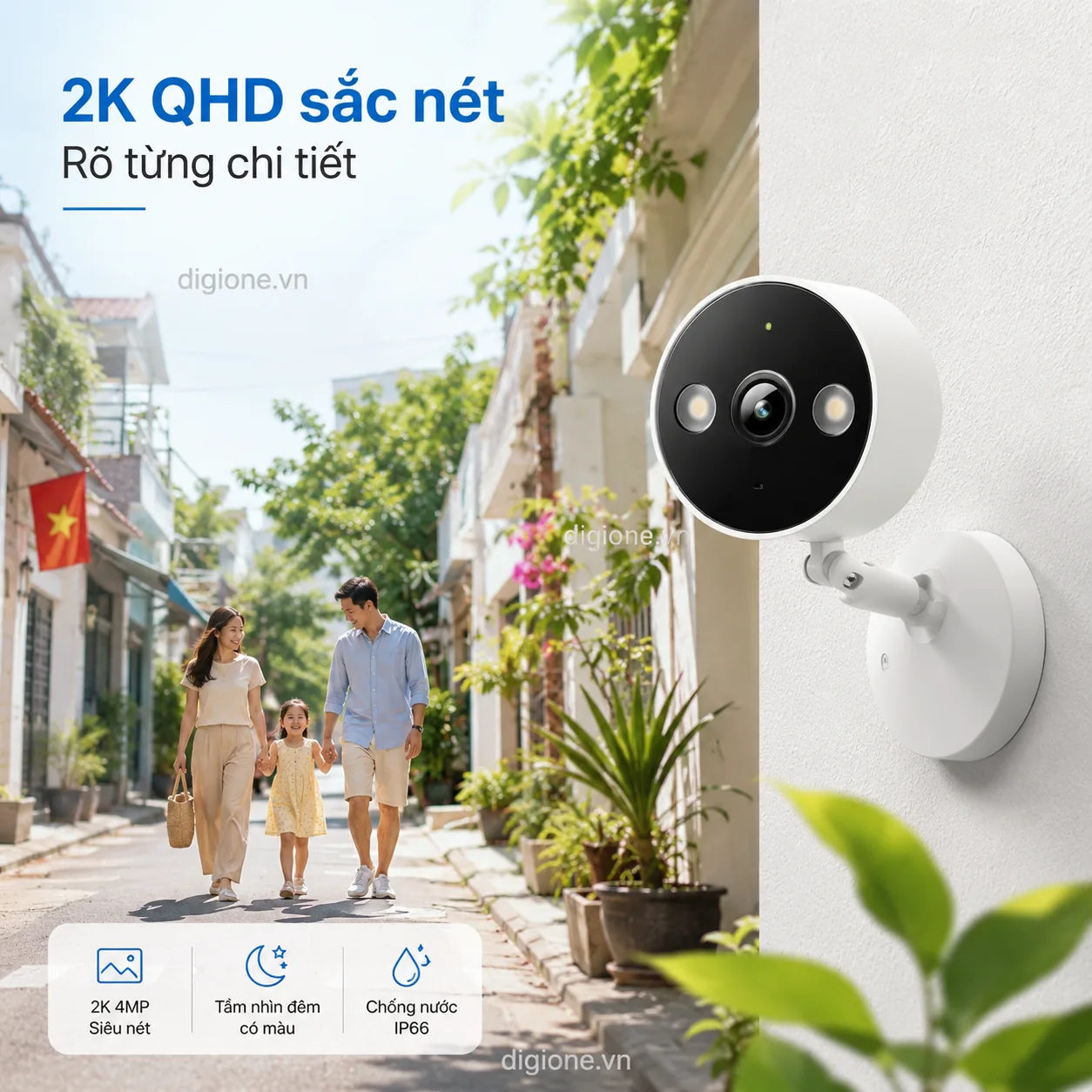 Camera TP-LINK TAPO C120 AI Wi-Fi 2K Trong/Ngoài Nhà IP66