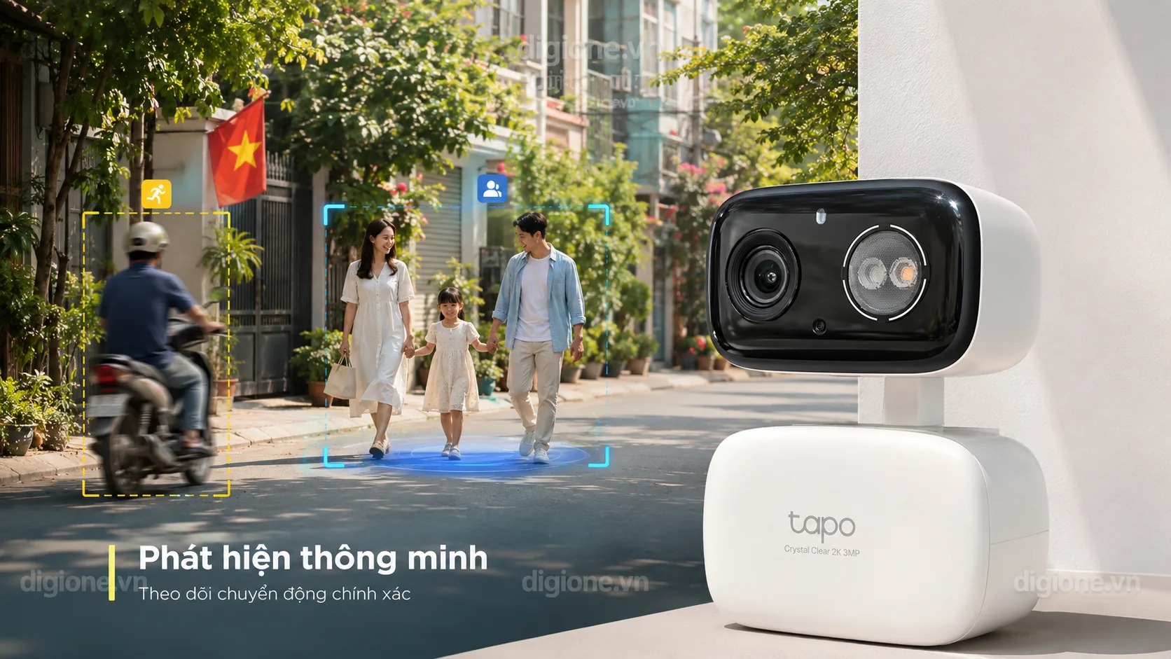 TAPO C216 C&ocirc;ng nghệ AI ph&aacute;t hiện th&ocirc;ng minh