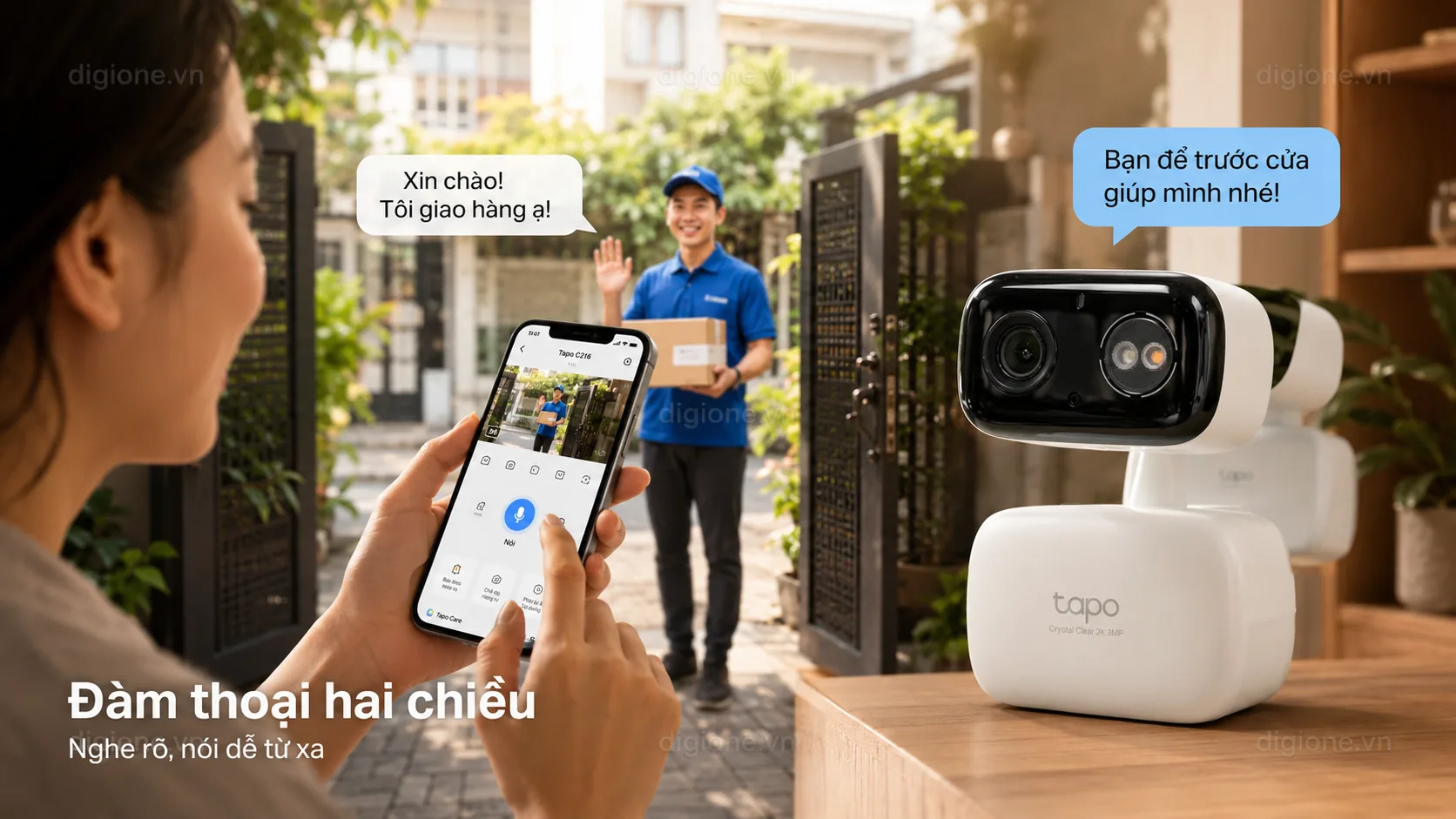 TAPO C216 Đ&agrave;m thoại hai chiều