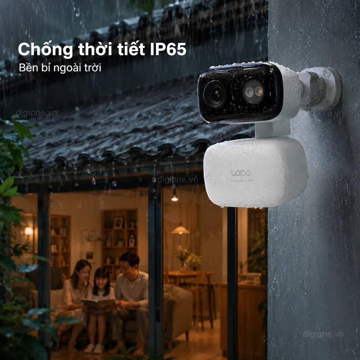 Camera TP-LINK TAPO C216 Wi-Fi 2K Xoay Trong/Ngoài Nhà IP65