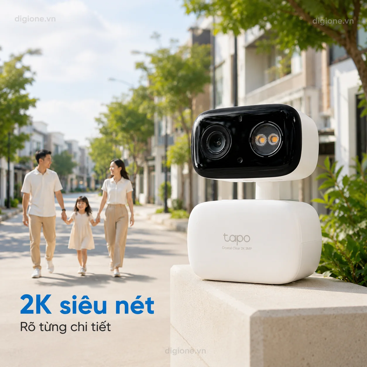 Camera TP-LINK TAPO C216 Wi-Fi 2K Xoay Trong/Ngoài Nhà IP65