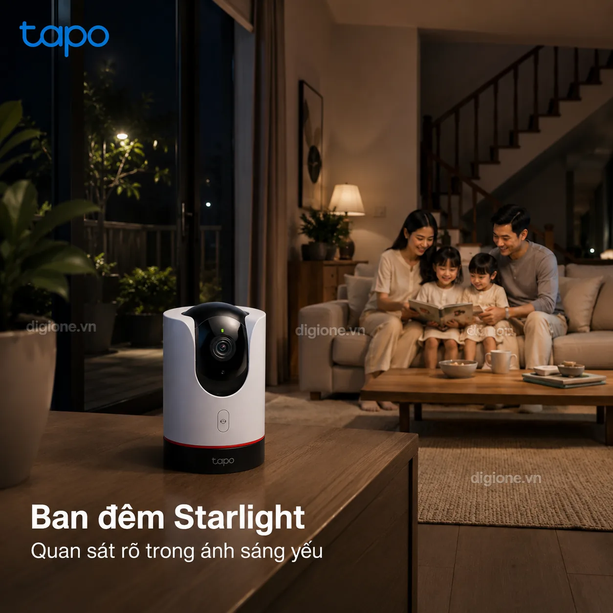 Camera TP-LINK TAPO C225 AI Wi-Fi 2K Xoay 360° Trong Nhà