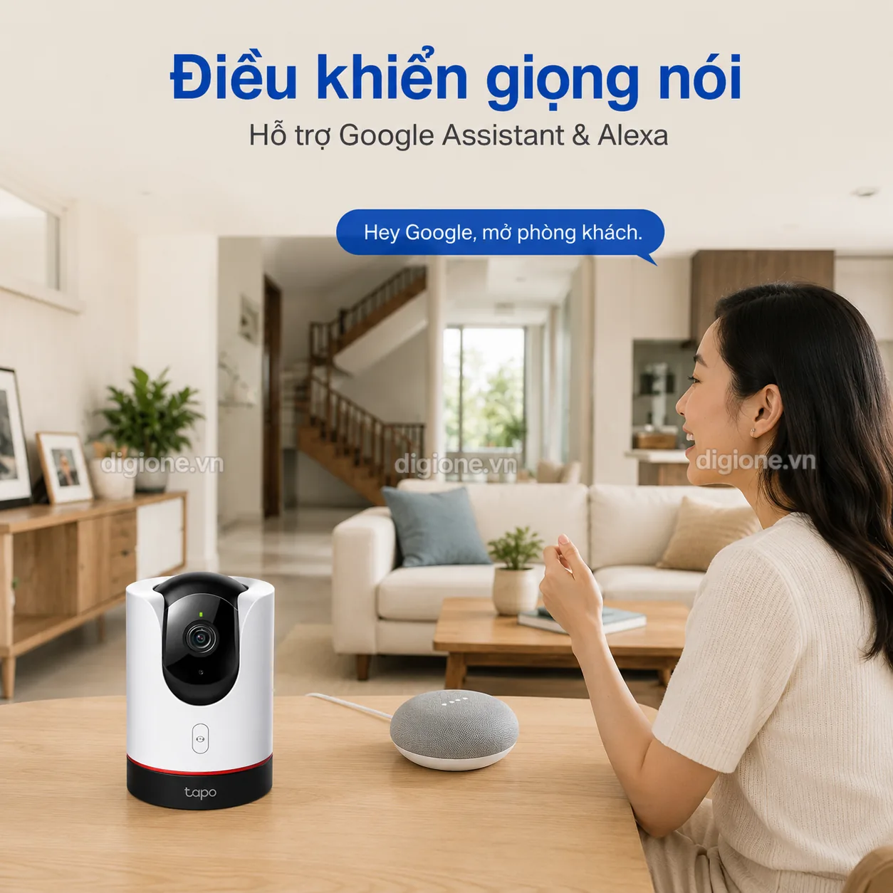 Camera TP-LINK TAPO C225 AI Wi-Fi 2K Xoay 360° Trong Nhà