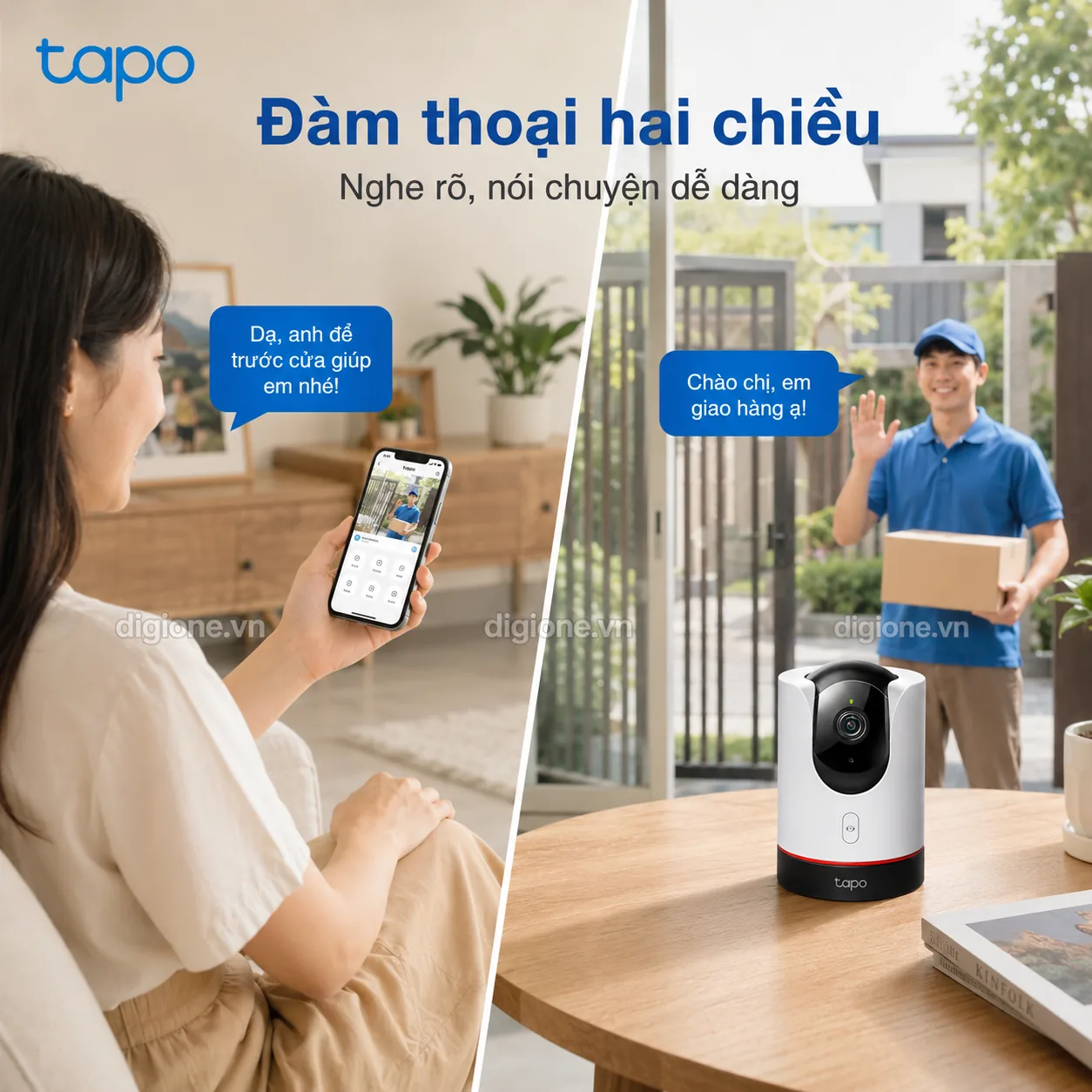 Camera TP-LINK TAPO C225 AI Wi-Fi 2K Xoay 360° Trong Nhà