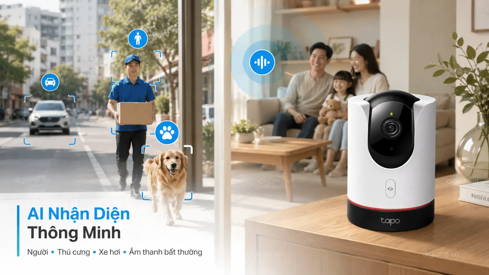TAPO C225 C&ocirc;ng nghệ AI nhận diện th&ocirc;ng minh
