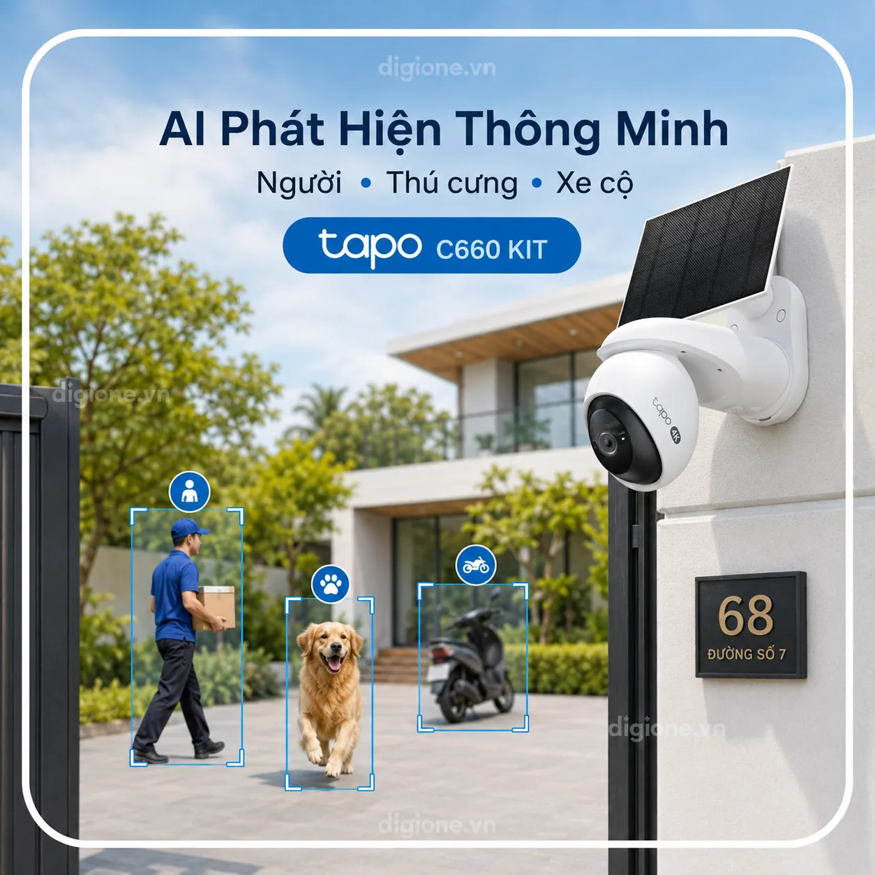 Bộ Camera TP-LINK TAPO C660 KIT 4K Solar Xoay 360° IP65