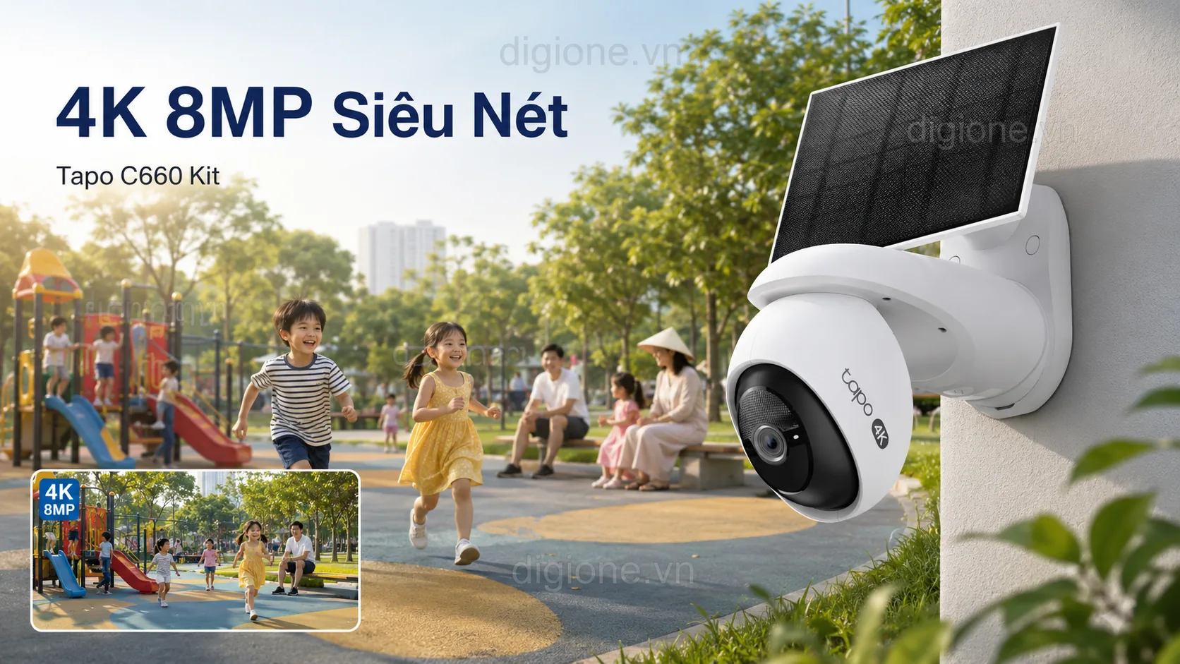 TAPO C660 KIT Hỗ trợ đ&agrave;m thoại 2 chiều tiện lợi