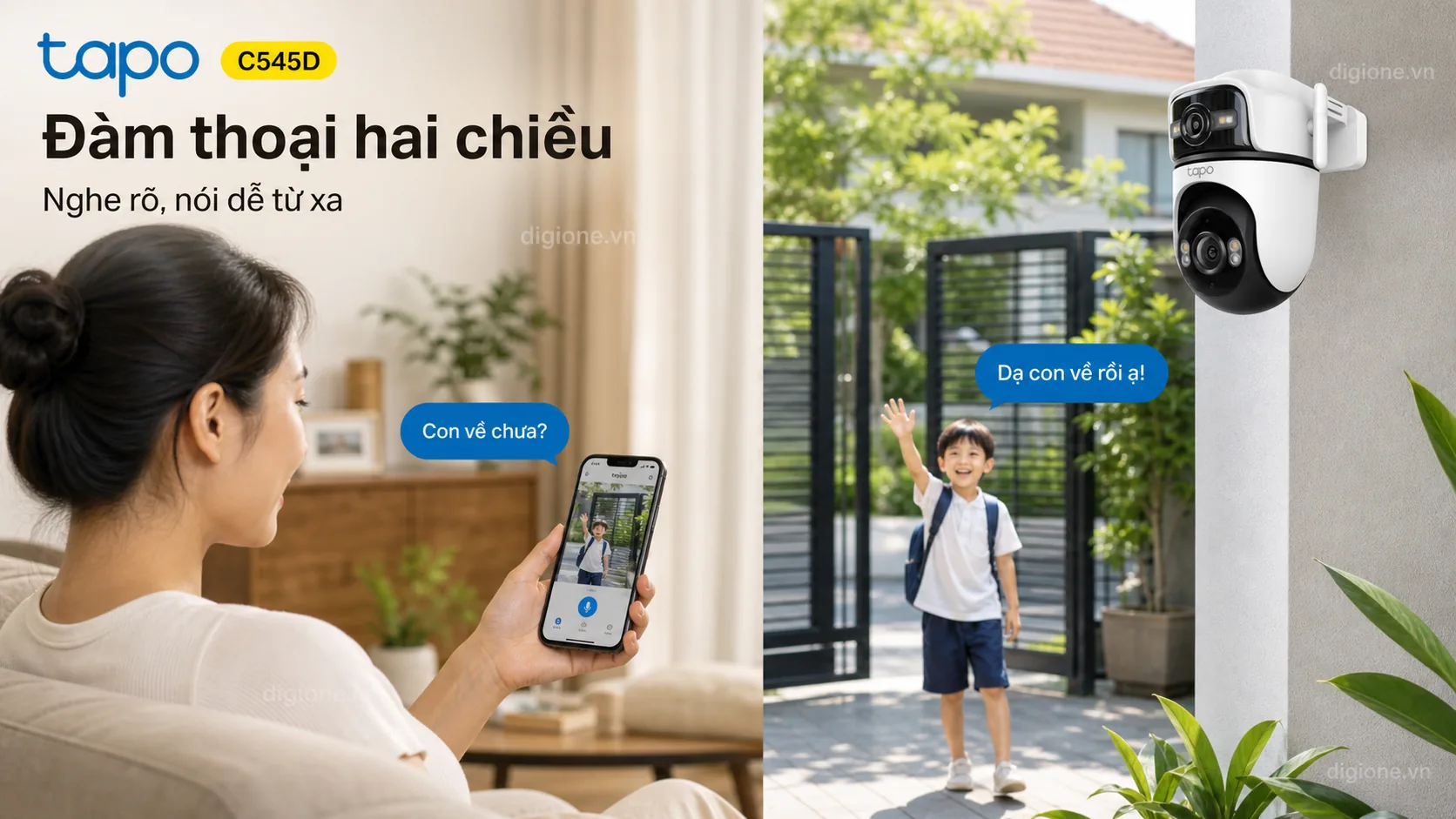 Tapo C545D Đàm thoại hai chiều