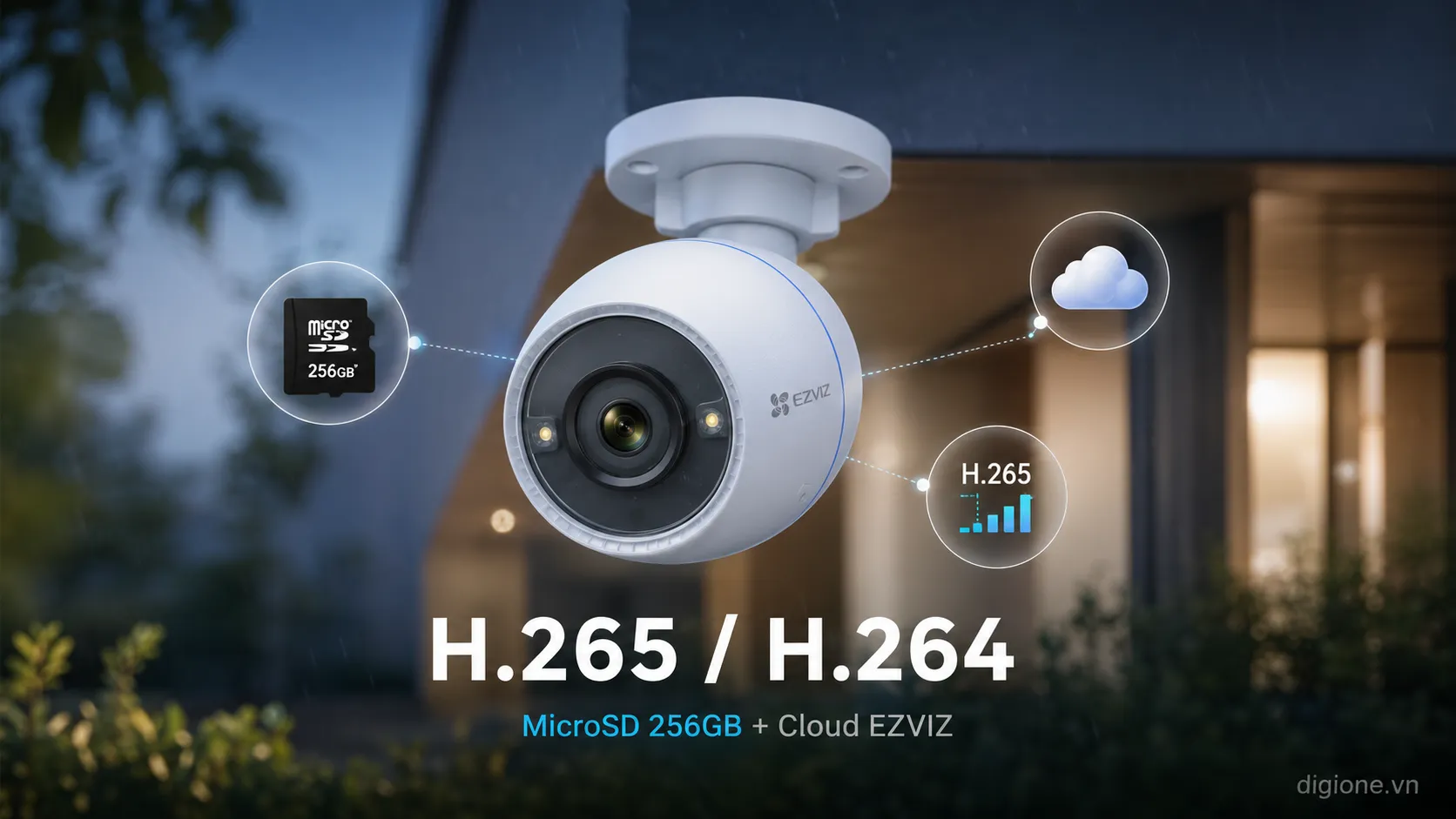 Th&ocirc;ng số camera ezviz c3tn 2mp color cảm biến 1 2.7 inch ống k&iacute;nh 2.8mm