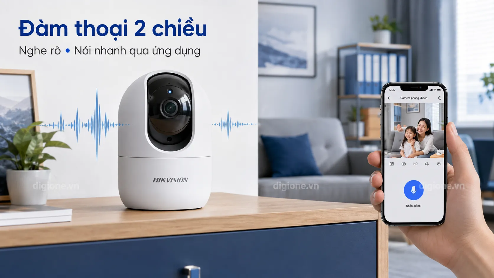 camera Hikvision wifi đa d&ograve;ng cube PT bullet 2MP 4MP tại DigiOne gi&aacute; tốt