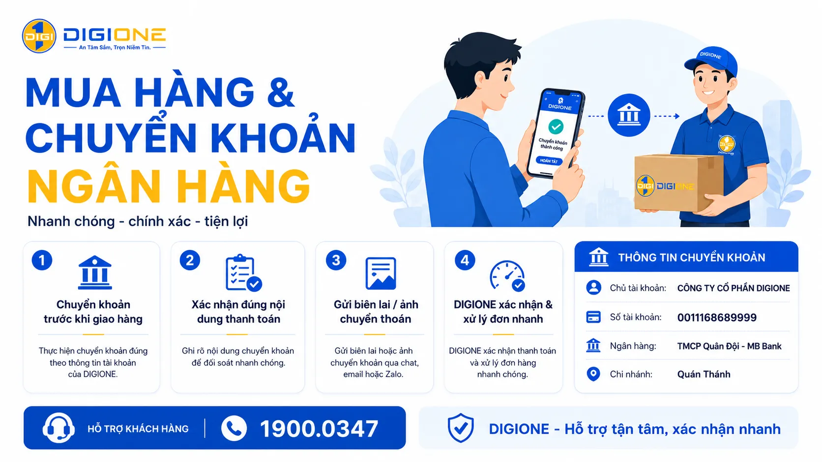 kh&aacute;ch h&agrave;ng thanh to&aacute;n tiền mặt mua camera tại cửa h&agrave;ng DigiOne