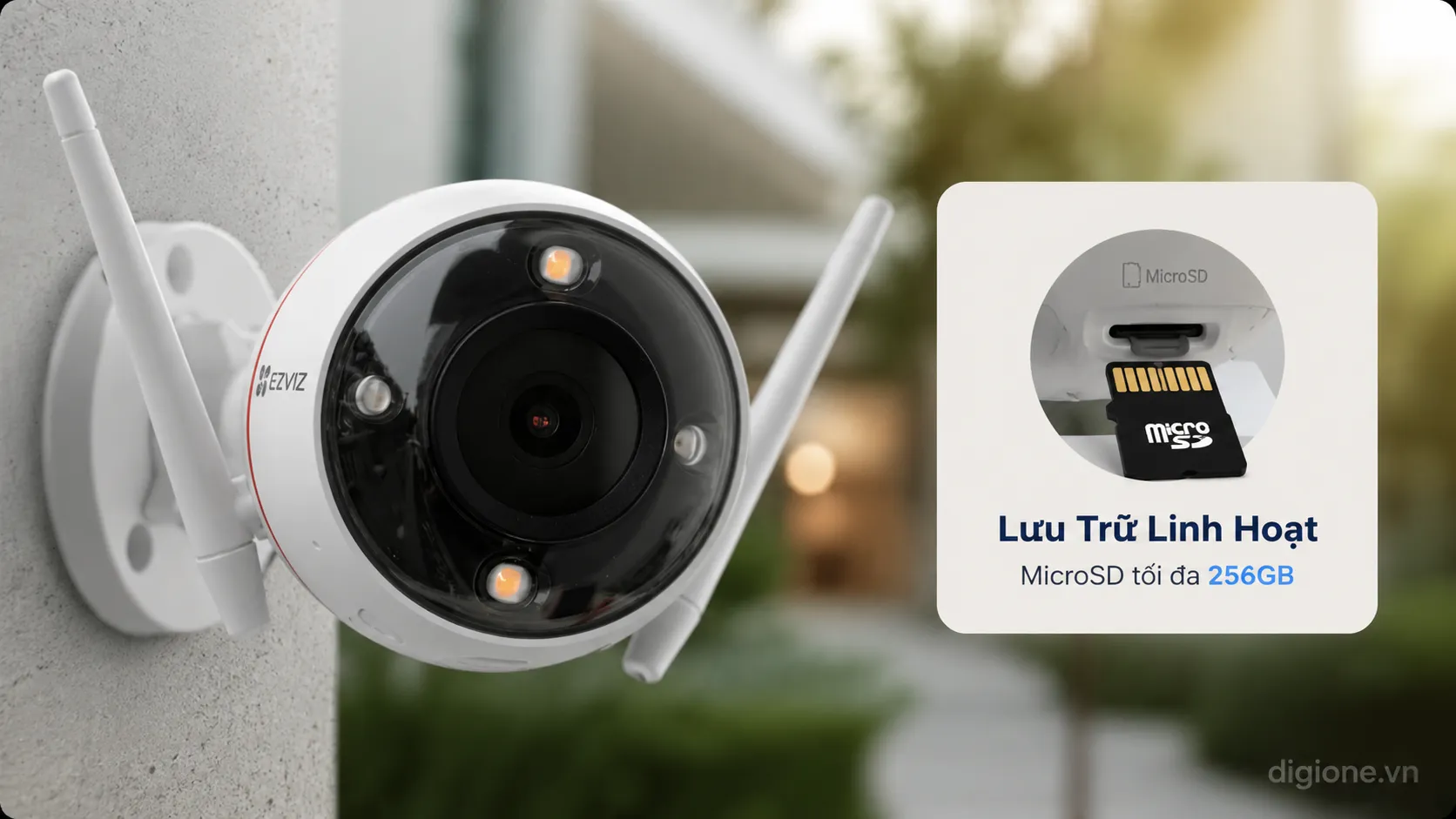 Th&ocirc;ng số camera ezviz c3w 1080p cảm biến 1/2.7 CMOS ống k&iacute;nh F2.0 IP66