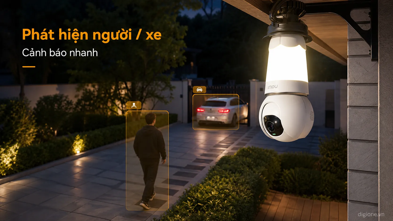 Camera IMOU IPC-S6DP 5MP Bulb Cam b&oacute;ng đ&egrave;n E27 ngo&agrave;i trời ch&iacute;nh h&atilde;ng