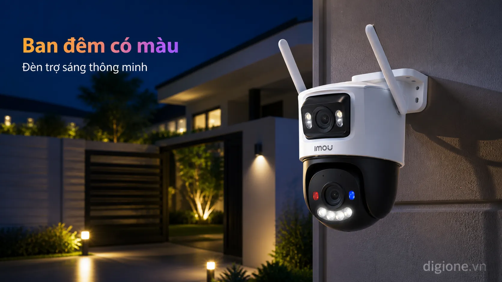 IMOU S7XEP 10MP 2 mắt độc lập Pan Tilt 355 độ ngo&agrave;i trời IP66