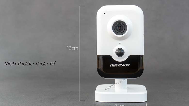Kích thước thực tế của Camera Cube DS-2CD2421G0-IW