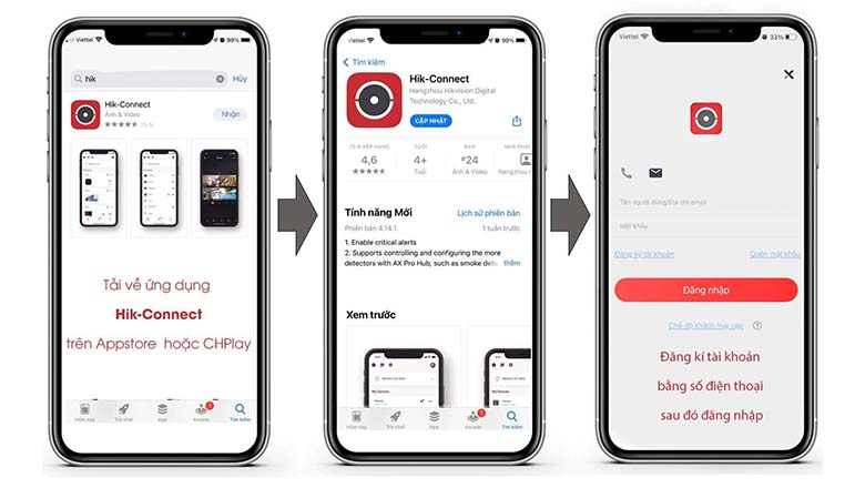 Dễ dàng làm chủ và tùy chỉnh camera với ứng dụng Hik-connect