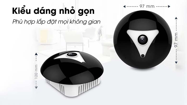 Camera gắn trần độ phân giải cao