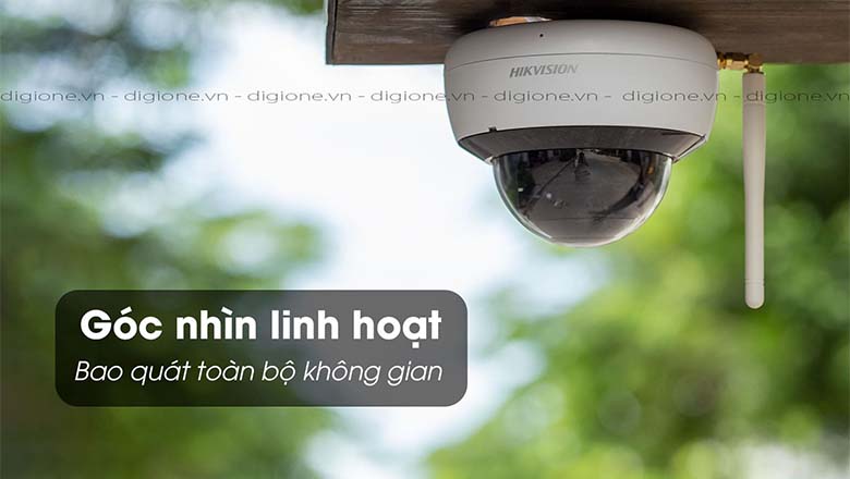 Camera DS-2CD2121G1-IDW1 góc nhìn rộng bao quát, linh hoạt