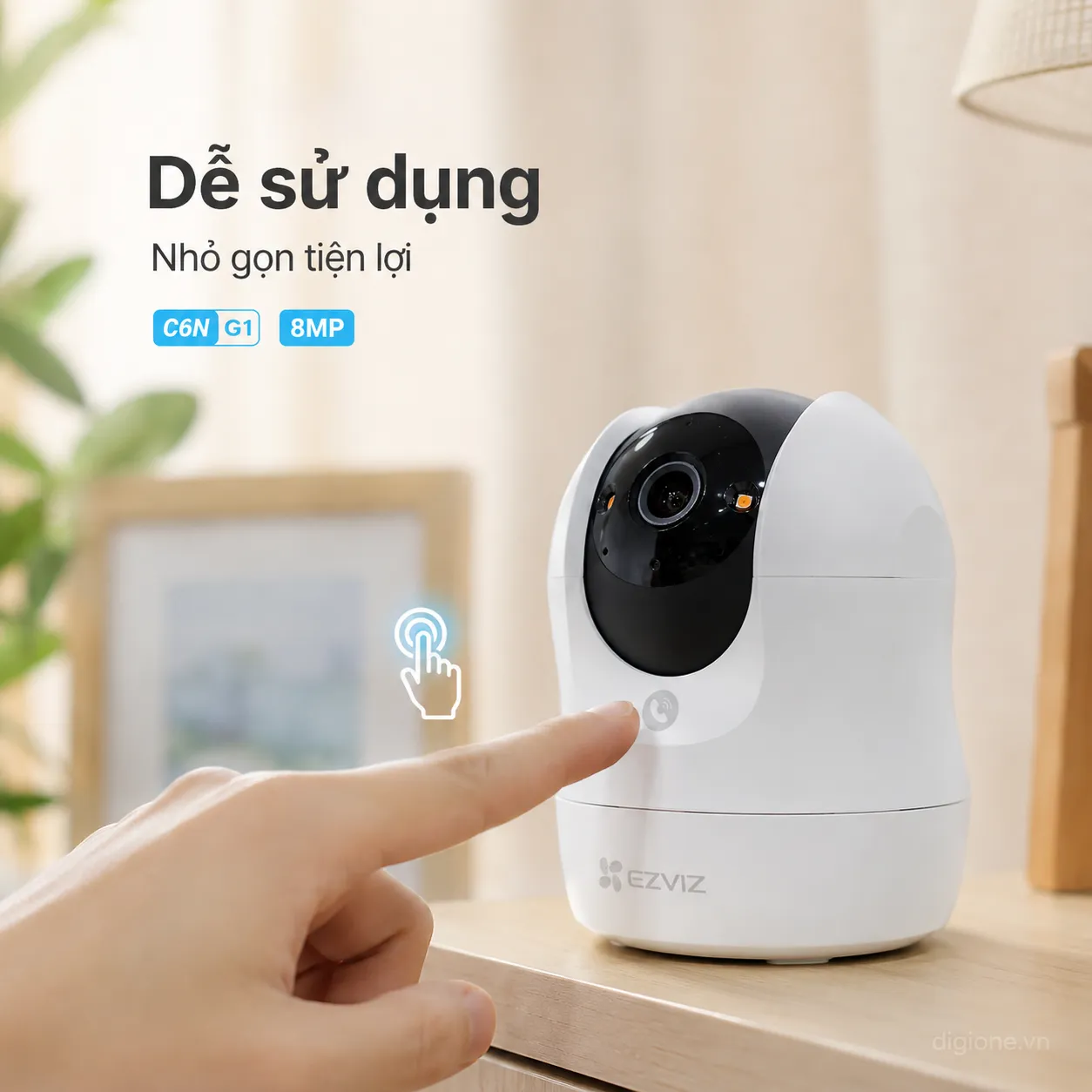 Camera EZVIZ C6N G1 4K 8MP - AI nhận diện người, Đàm thoại 2 chiều