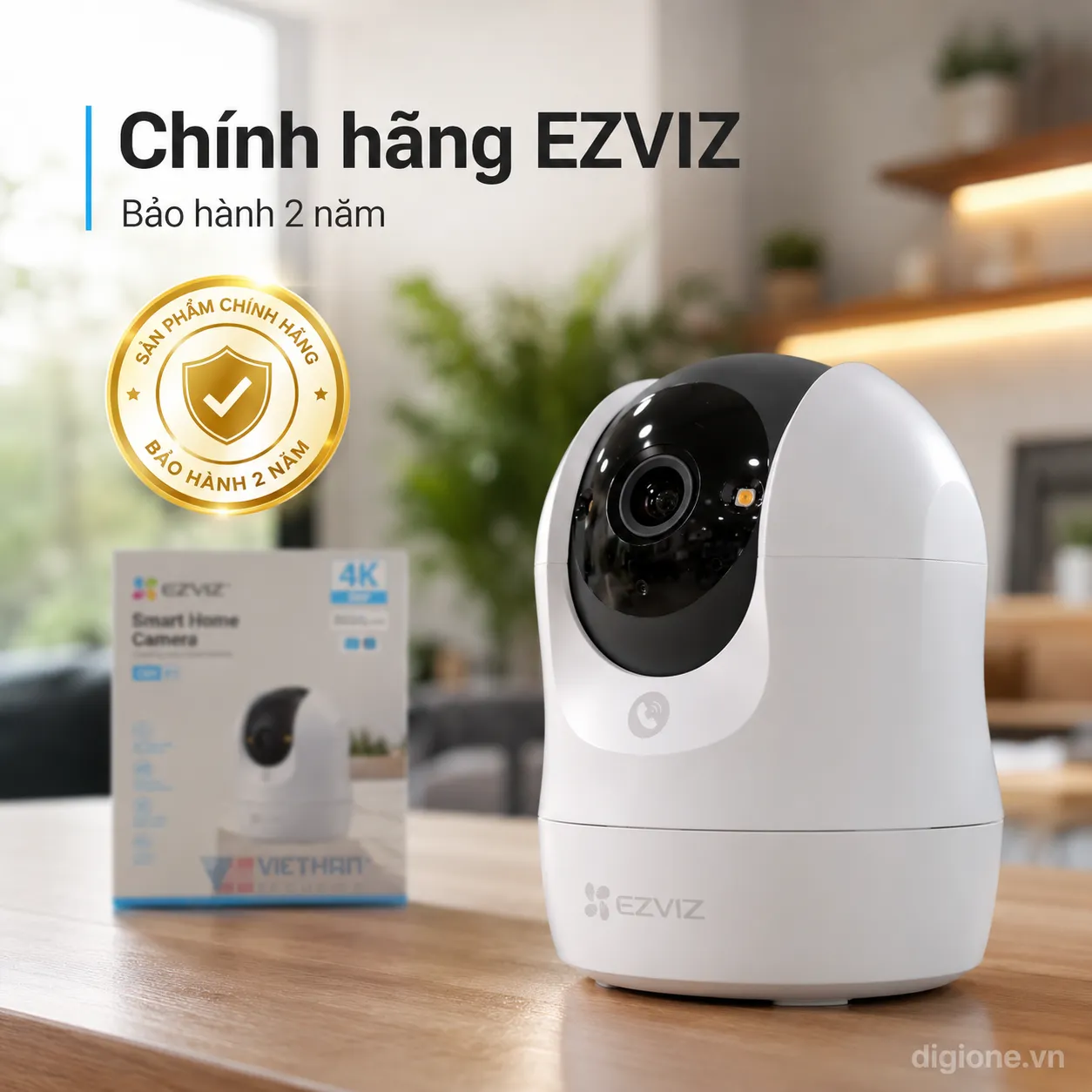 Camera EZVIZ C6N G1 4K 8MP - AI nhận diện người, Đàm thoại 2 chiều