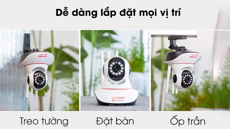 Dễ dàng lắp đặt camera yoosee 3.0 trong nhà
