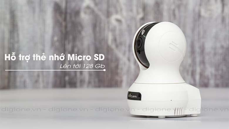 Hỗ trợ đọc thẻ nhớ Micro SD tối đa 128GB cho không gian lưu trữ lớn