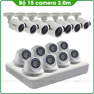 Bộ 15 Mắt Camera HIKVISION 2.0mp