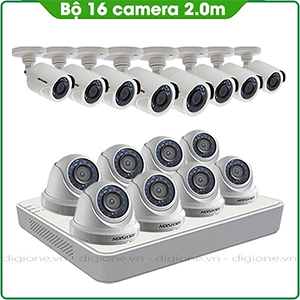 Bộ 16 Mắt Camera HIKVISION 2.0mp