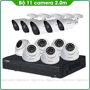 Bộ 11 Mắt Camera KBVISION 2.0mp