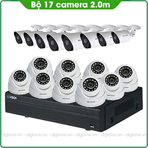 Bộ 17 Mắt Camera KBVISION 2.0mp