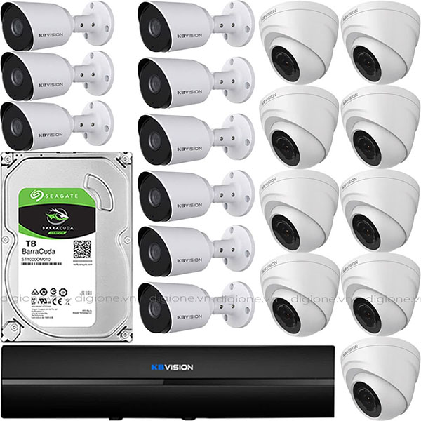 Bộ 18 Mắt Camera KBVISION 2.0mp