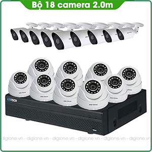 Bộ 18 Mắt Camera KBVISION 2.0mp