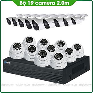 Bộ 19 Mắt Camera KBVISION 2.0mp