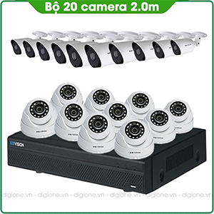 Bộ 20 Mắt Camera KBVISION 2.0mp