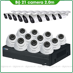 Bộ 21 Mắt Camera KBVISION 2.0mp