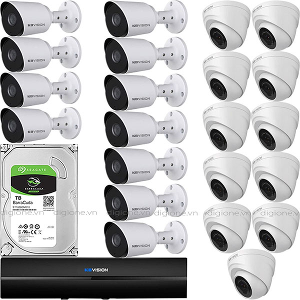 Bộ 22 Mắt Camera KBVISION 2.0mp